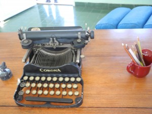 Heminway's typewriter