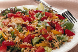 Brown Rice and Strawberry Salad